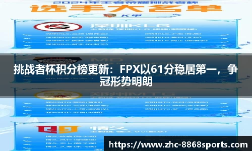 挑战者杯积分榜更新：FPX以61分稳居第一，争冠形势明朗